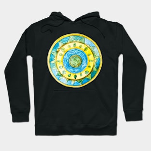 Planet Earth Mandala Hoodie